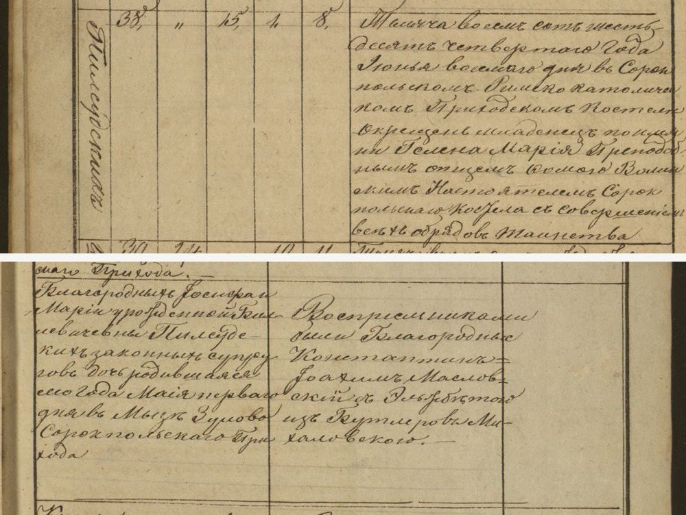 Helena Maria, baptised 8 June 1864